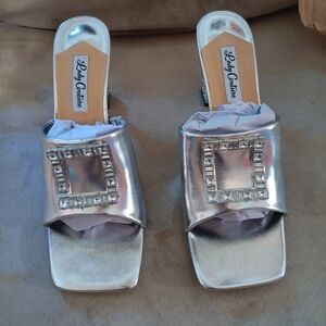 Lady Couture Silver Casino  High heels